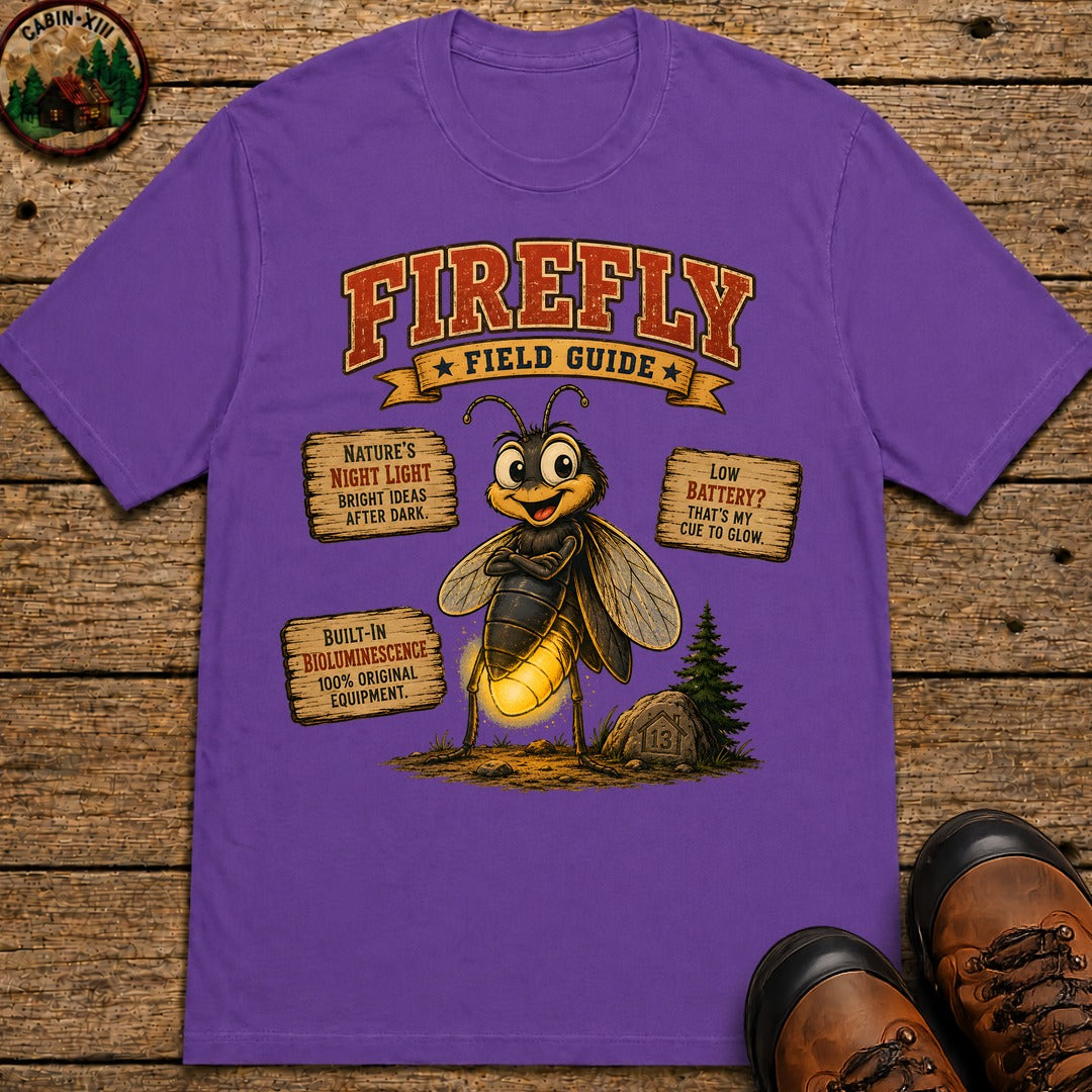 Firefly Field Guide T Shirt - Grape