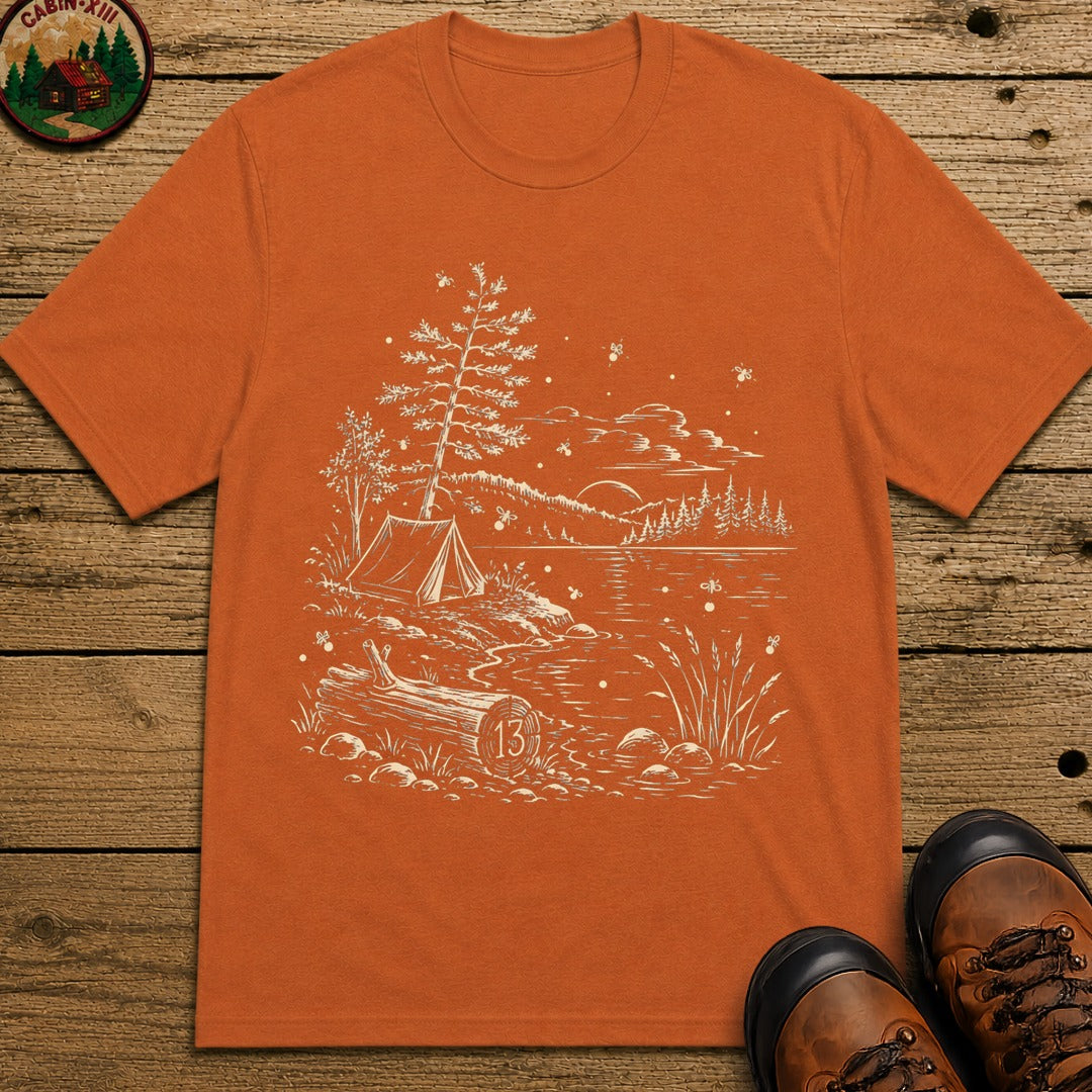 Firefly Lake Campsite T-Shirt - Yam