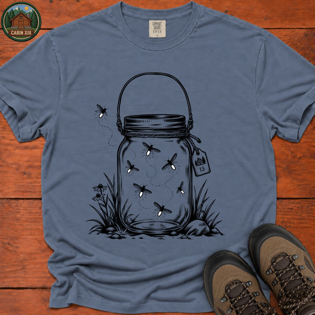 Firefly Lantern T-Shirt - Blue Jean
