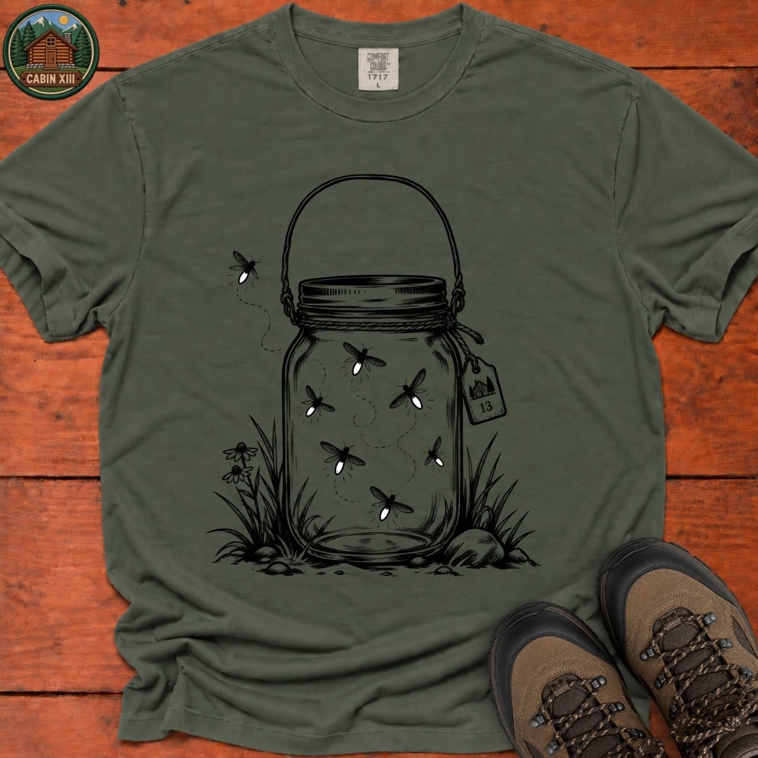 Firefly Lantern T-Shirt - Moss