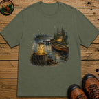 Firefly Mason Jar T-Shirt - Moss