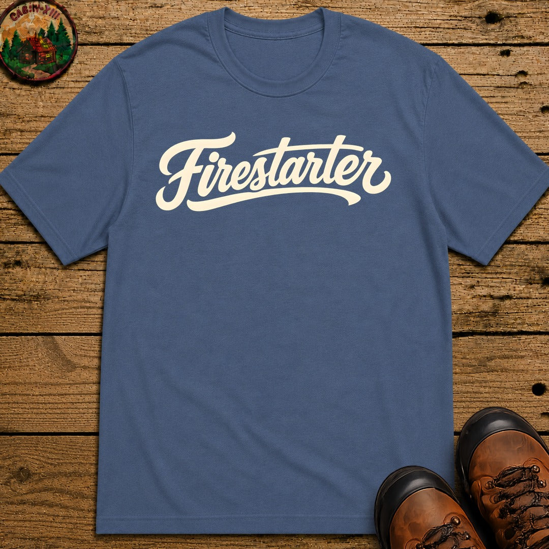 Firestarter T-Shirt - Blue Jean