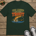 Fish Around Kids T-Shirt - Forest Green