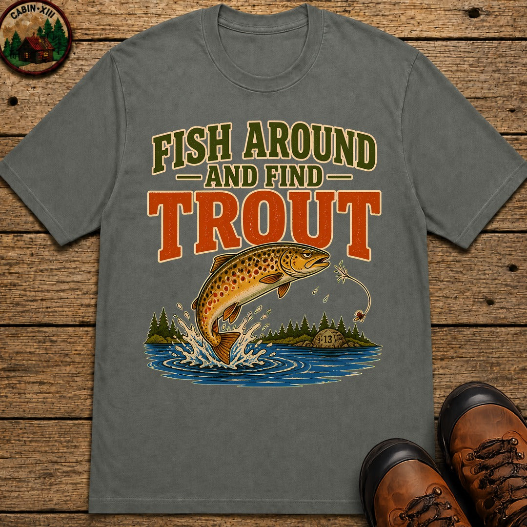 Fish Around T-Shirt - Pepper