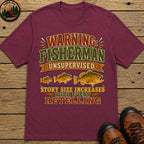 Fisherman Unsupervised T Shirt - Berry