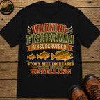 Fisherman Unsupervised T Shirt - Black