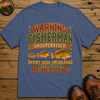 Fisherman Unsupervised T Shirt - Blue Jean