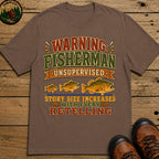 Fisherman Unsupervised T Shirt - Espresso