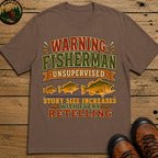 Fisherman Unsupervised T Shirt - Espresso