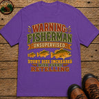Fisherman Unsupervised T Shirt - Grape
