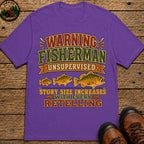 Fisherman Unsupervised T Shirt - Grape