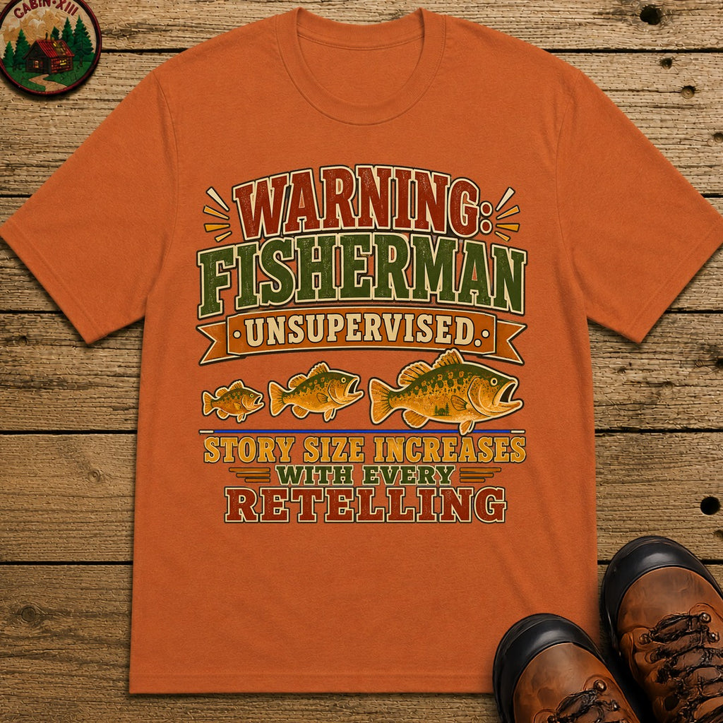 Fisherman Unsupervised T Shirt - Yam