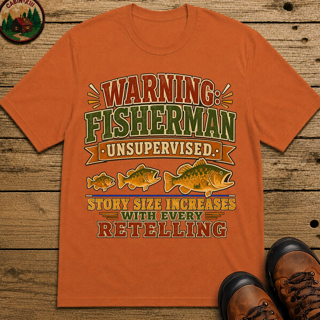 Fisherman Unsupervised T Shirt - Yam