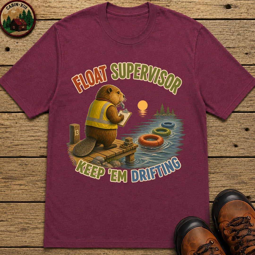Float Supervisor T-Shirt - Berry