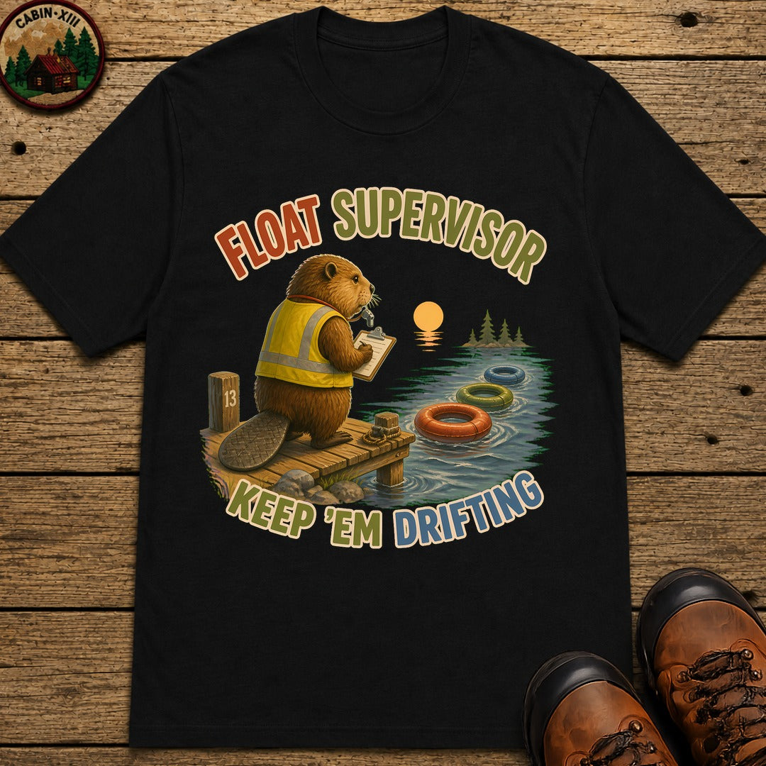 Float Supervisor T-Shirt - Black