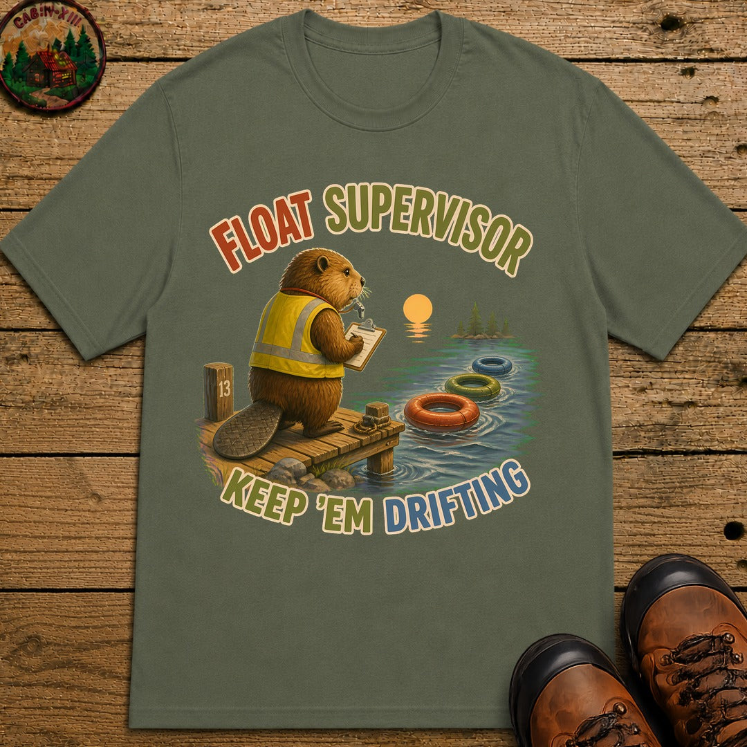 Float Supervisor T-Shirt - Moss