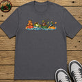 Four Boats Kids T-Shirt - Charcoal