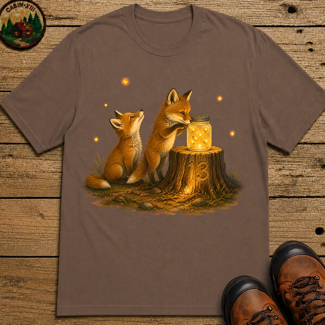 Fox And Firefly T-Shirt - Espresso