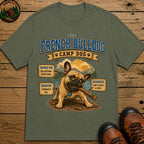 French Bulldog Camp Dog - Stubborn? Oui. Tee - Moss