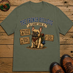 French Bulldog Camp Dog 2.0 T Shirt - Moss