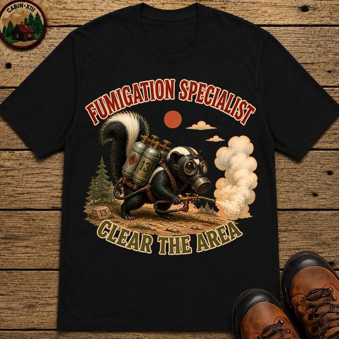 Fumigation Specialist T-Shirt - Black