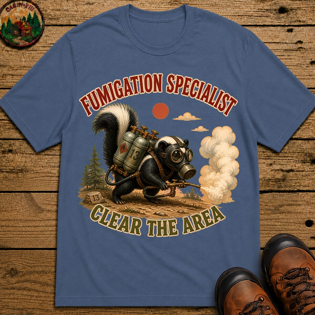 Fumigation Specialist T-Shirt - Blue Jean