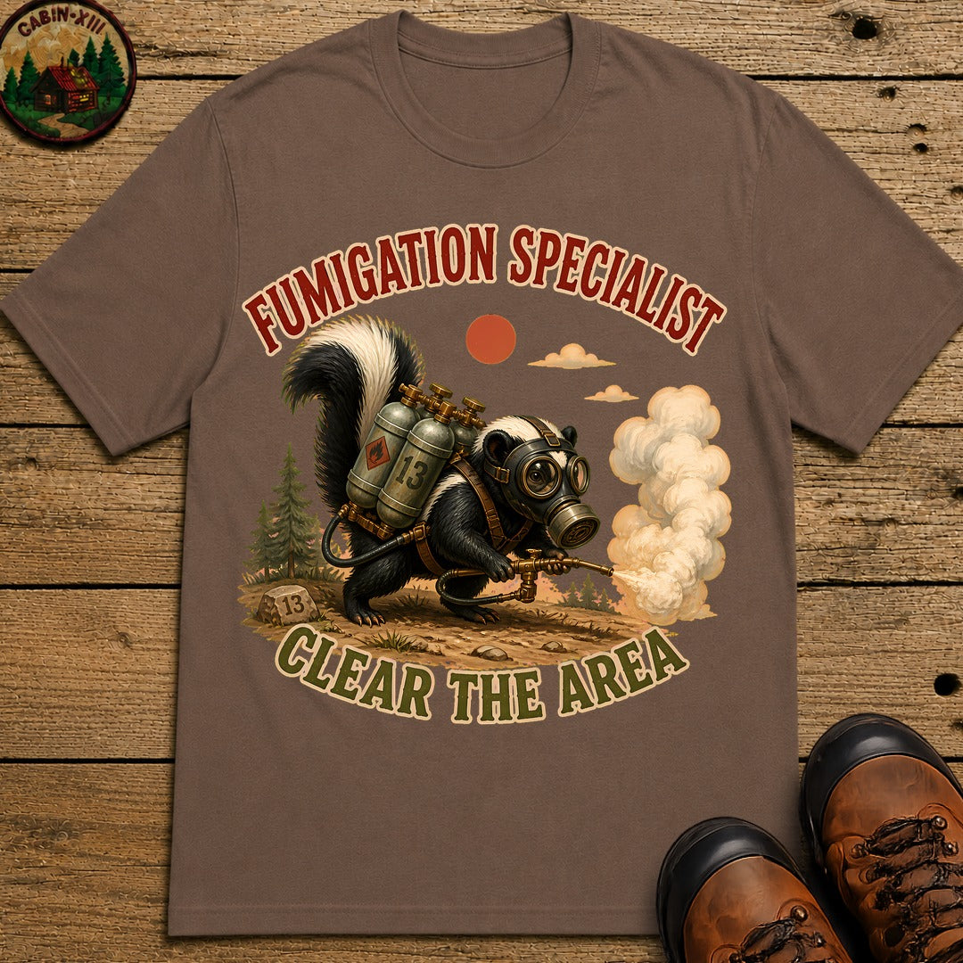 Fumigation Specialist T-Shirt - Espresso