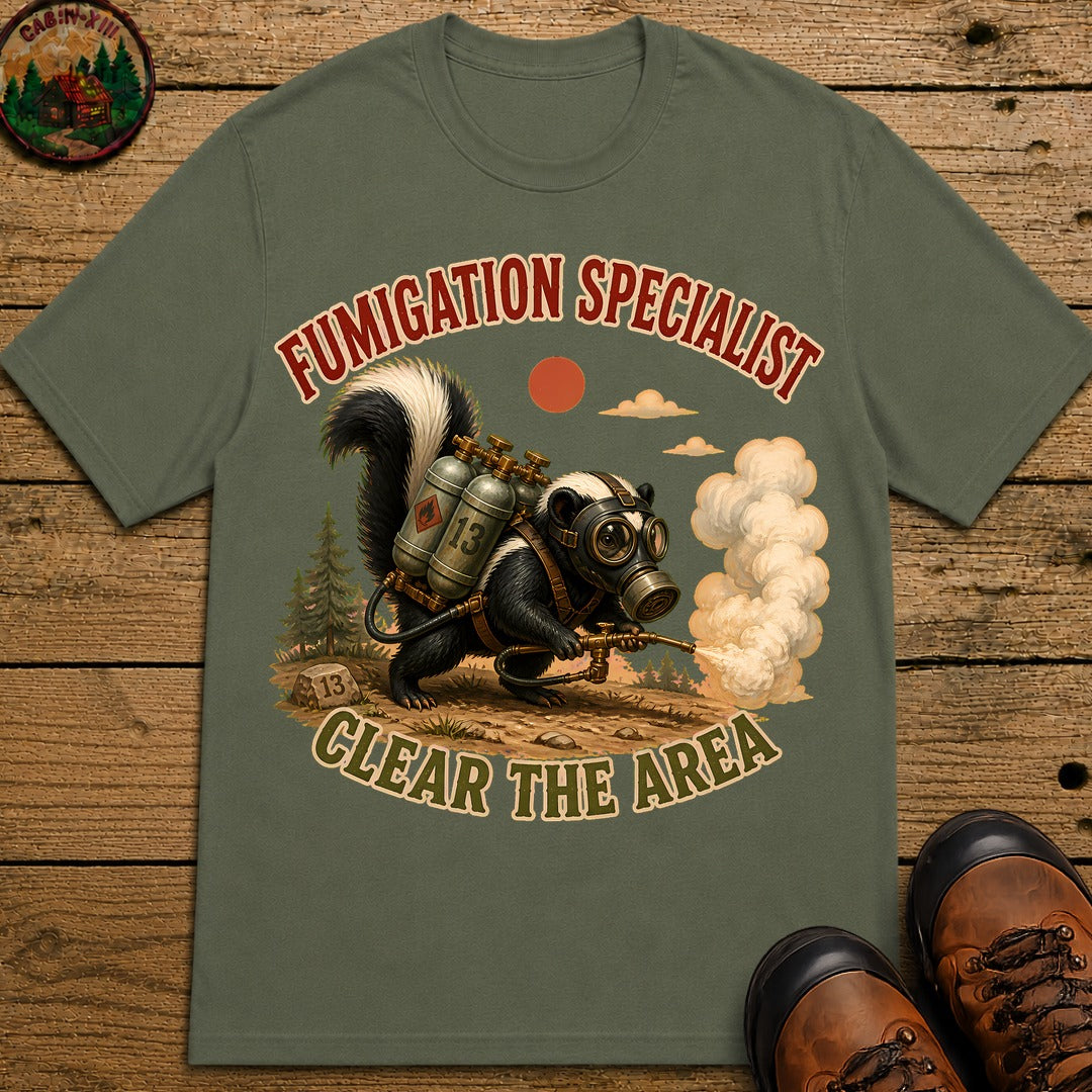 Fumigation Specialist T-Shirt - Moss