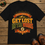 Get Lost In The Woods (Modern) T Shirt - Black