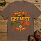 Get Lost In The Woods (Modern) T Shirt - Espresso