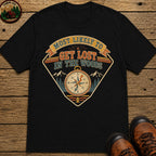 Get Lost In The Woods (Retro) T Shirt - Black