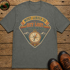 Get Lost In The Woods (Retro) T Shirt - Pepper