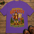 Get Lost in the Woods T-Shirt - Grape