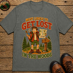 Get Lost in the Woods T-Shirt - Pepper