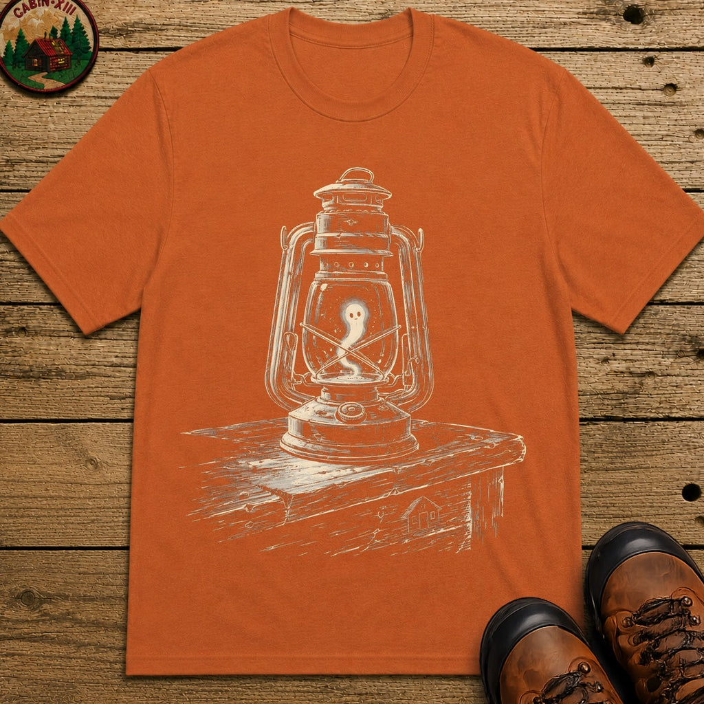 Ghost Lantern Sketch T Shirt - Yam