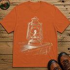 Ghost Lantern Sketch T Shirt - Yam