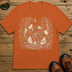 Ghosts Around The Campfire Sketch T Shirt - Yam