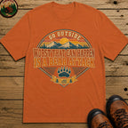 Go Outside Bear Attack (Retro) T Shirt - Yam