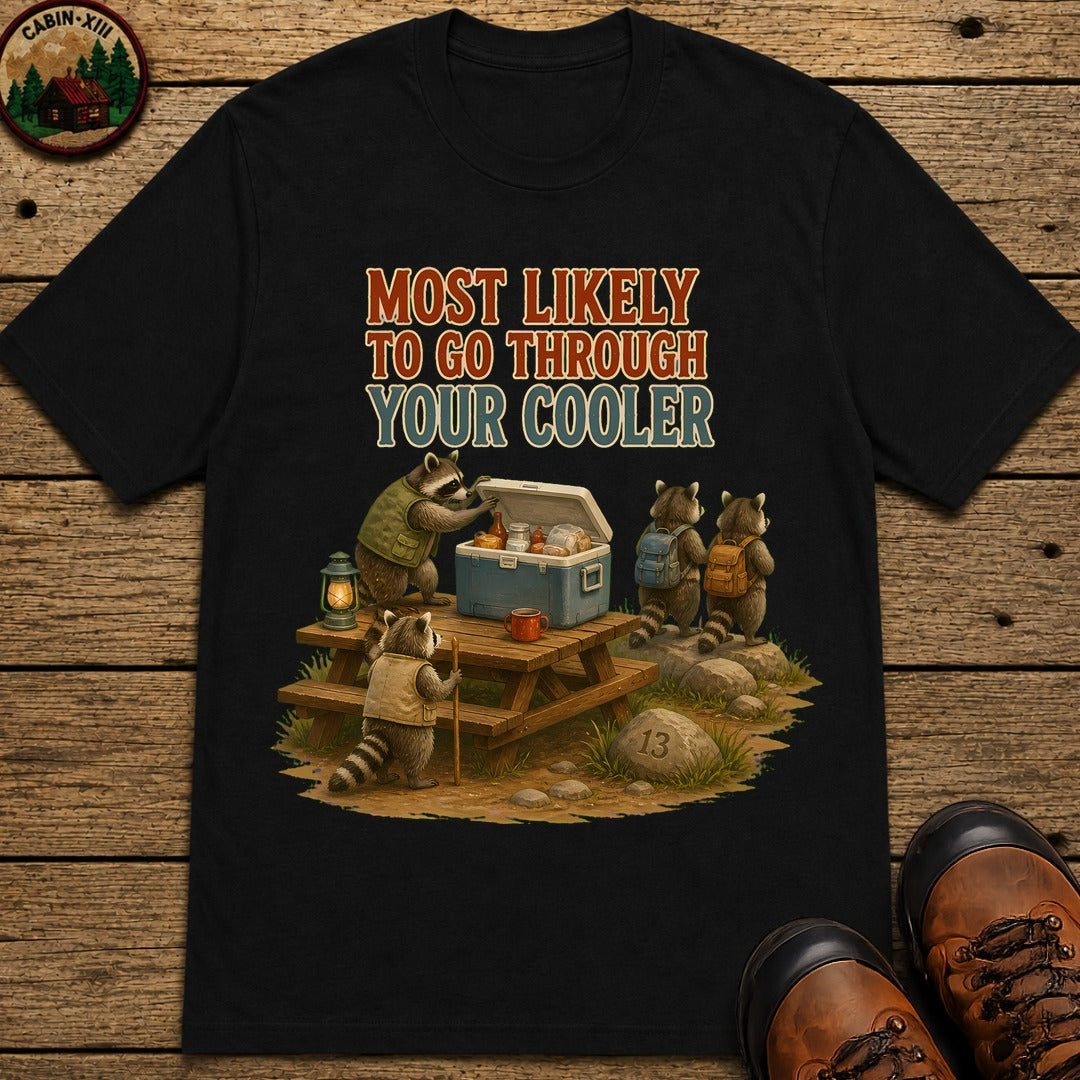Go Through Your Cooler T-Shirt - Black