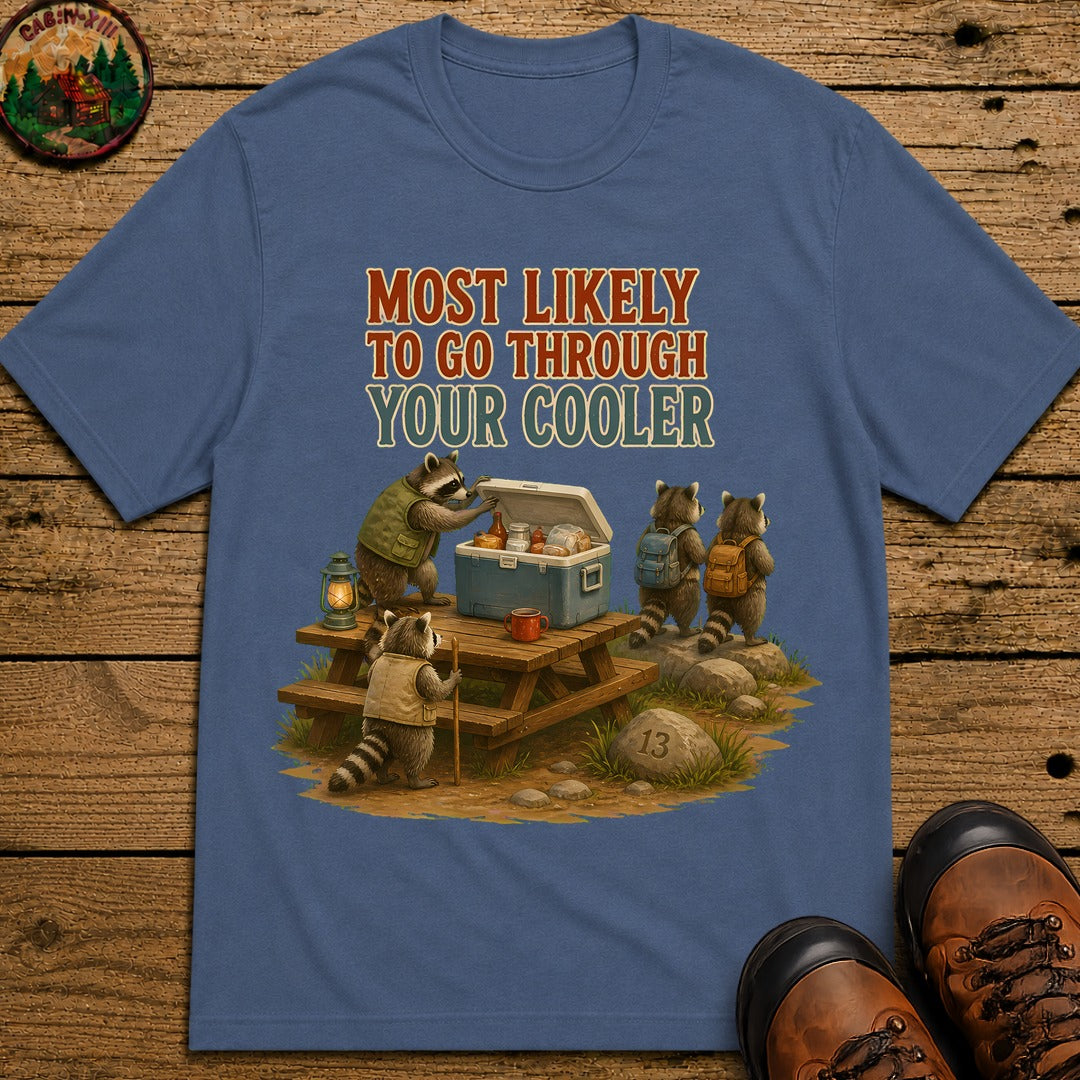 Go Through Your Cooler T-Shirt - Blue Jean