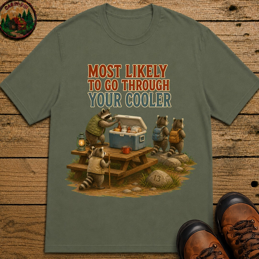 Go Through Your Cooler T-Shirt - Moss