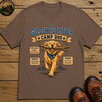 Golden Retriever Camp Dog T-Shirt - Espresso