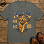 Golden Retriever Camp Dog T-Shirt - Pepper