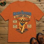 Golden Retriever Camp Dog T-Shirt - Yam