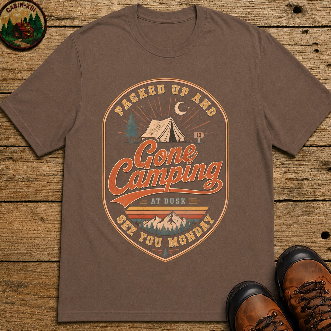 Gone Camping T-Shirt - Espresso