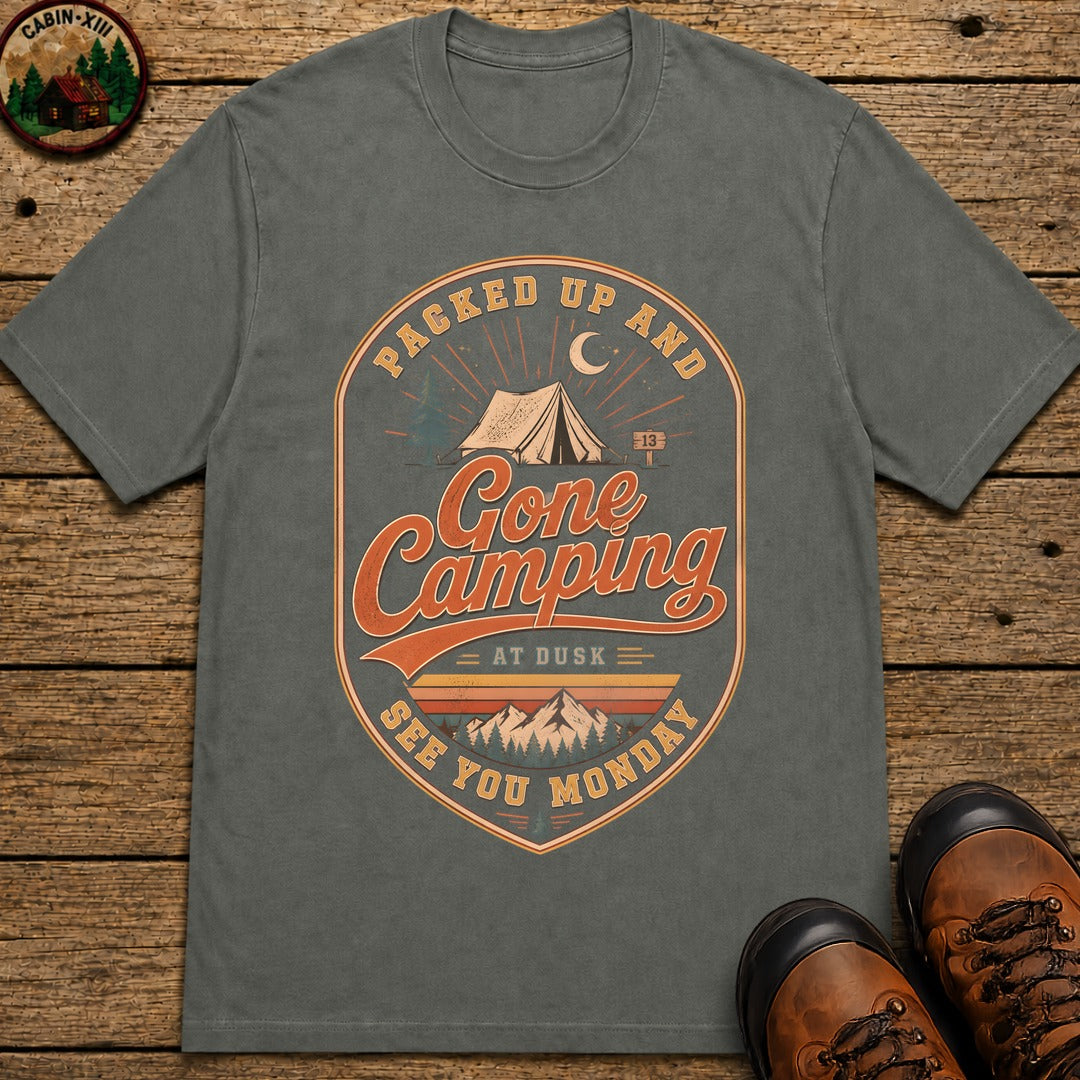 Gone Camping T-Shirt - Pepper