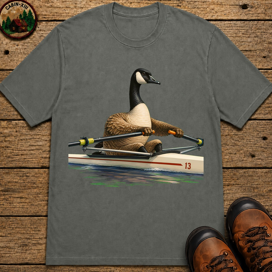 Goose In A Scull T-Shirt - Pepper