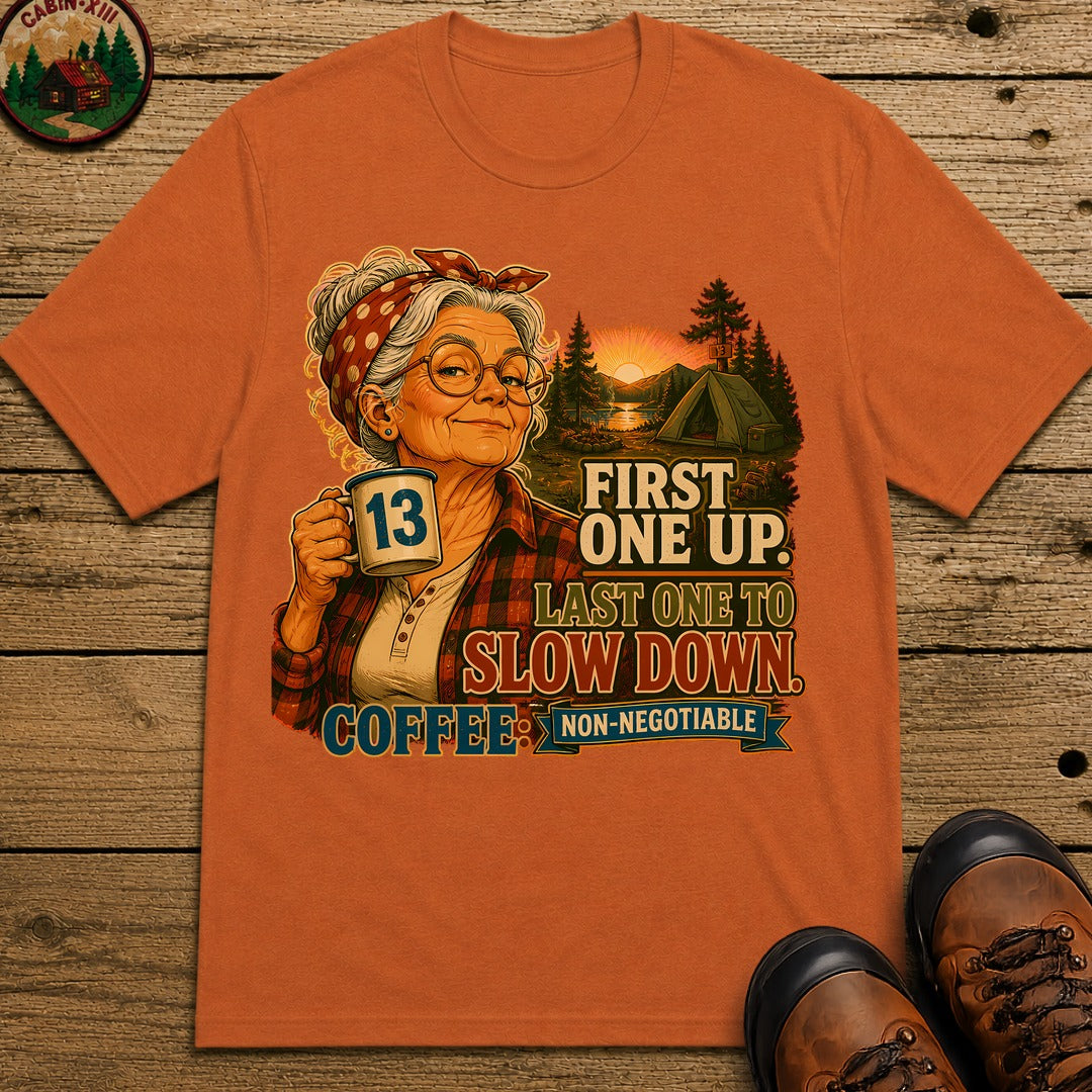 Grandma Coffee Non Negotiable T-Shirt - Yam