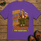 Grandma Coffee Non Negotiable T Shirt - Grape