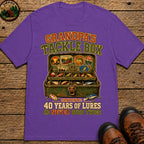 Grandpa'S Tackle Box T Shirt - Grape
